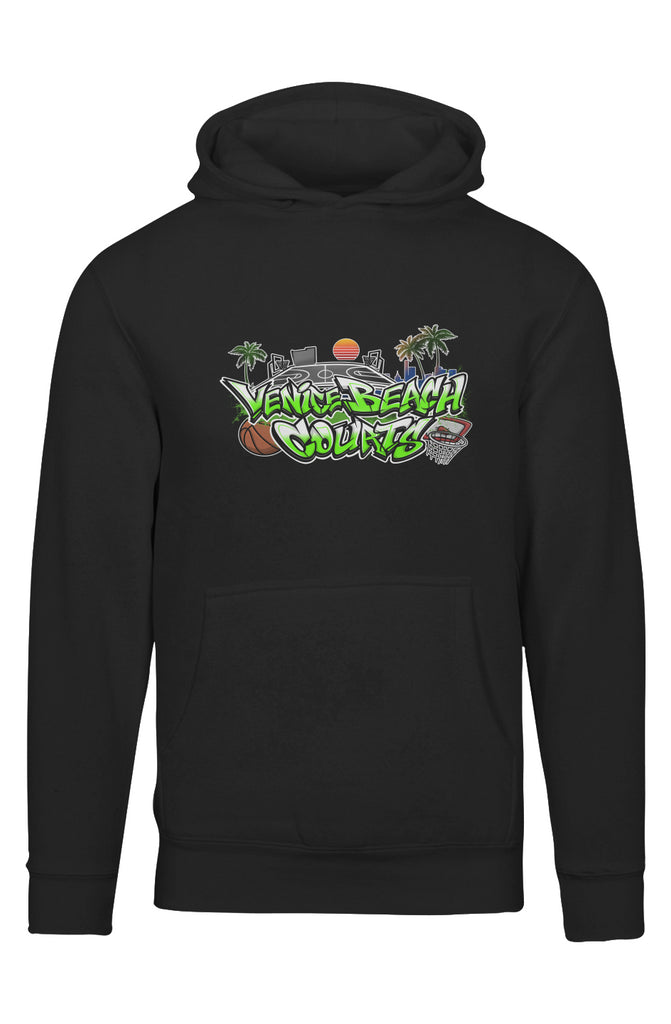 The Hoop Sauce Venice Beach Courts Basketball Hoodie