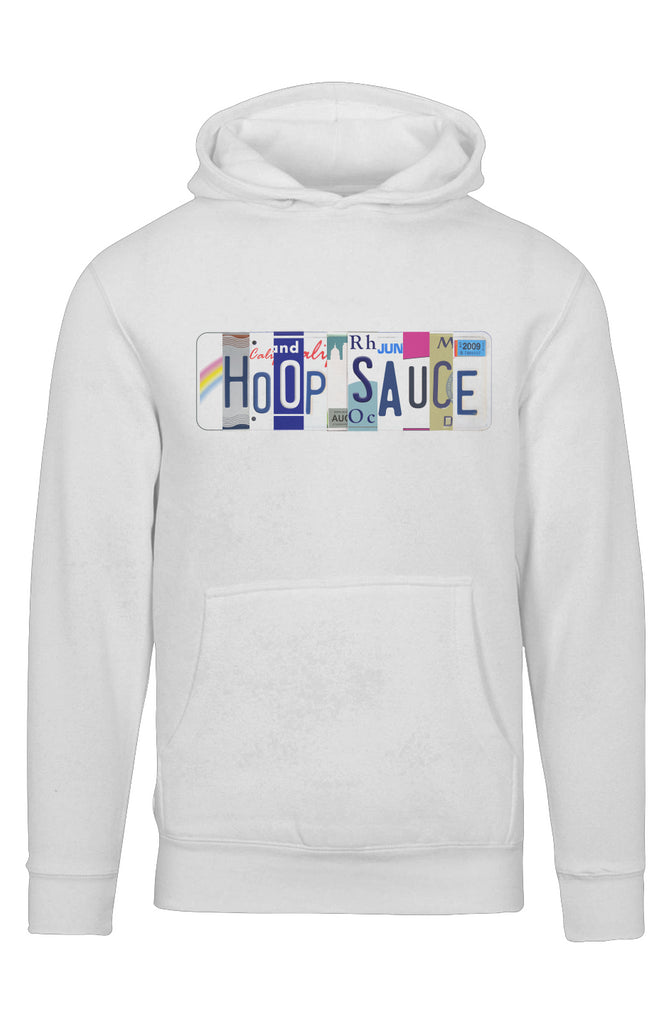 The Hoop Sauce License Plate Basketball Hoodie