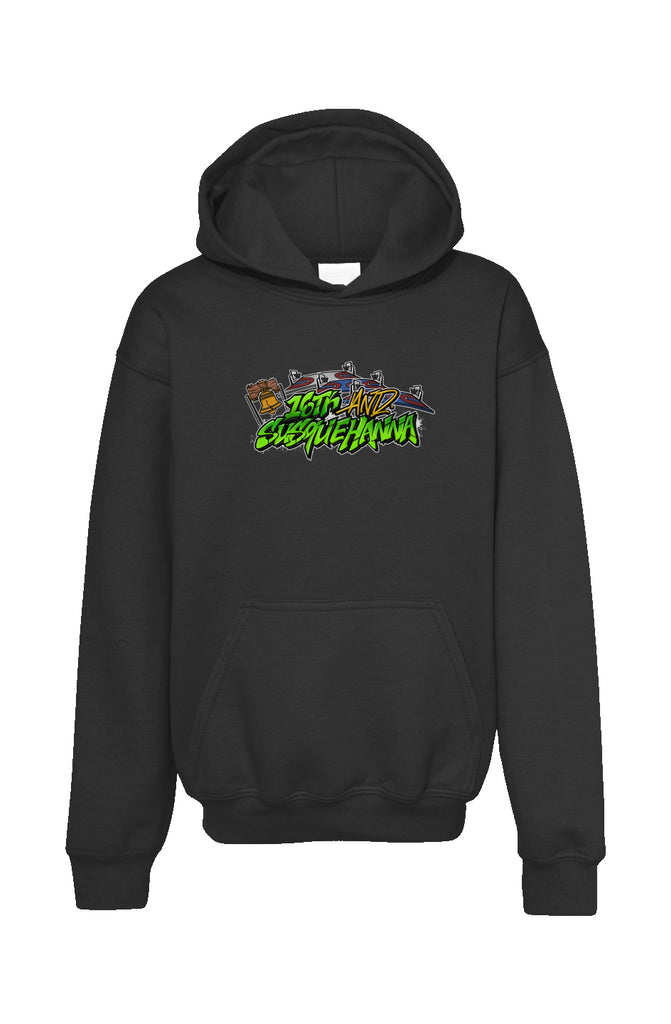 The Hoop Sauce Youth 16th and Susquehanna Basketball Hoodie