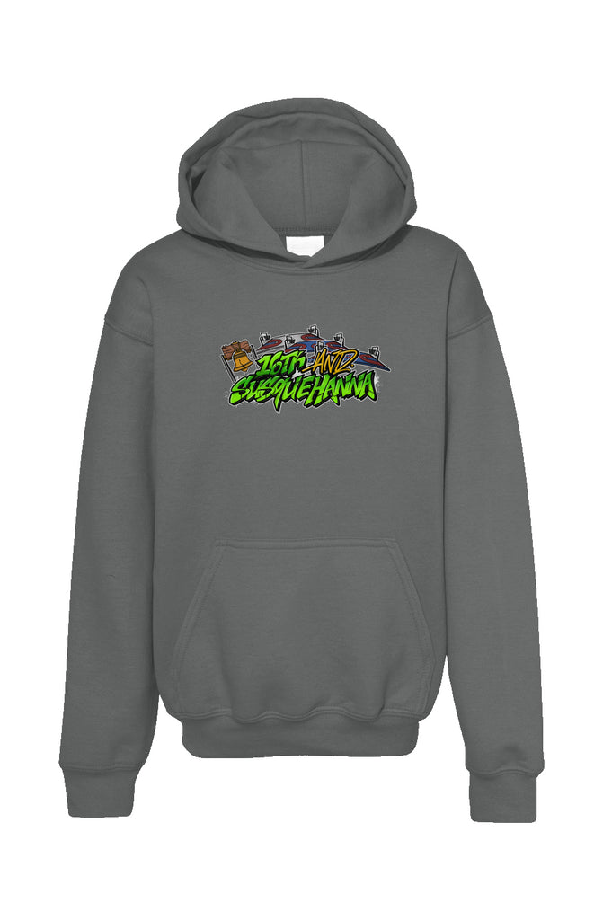 The Hoop Sauce Youth 16th and Susquehanna Basketball Hoodie