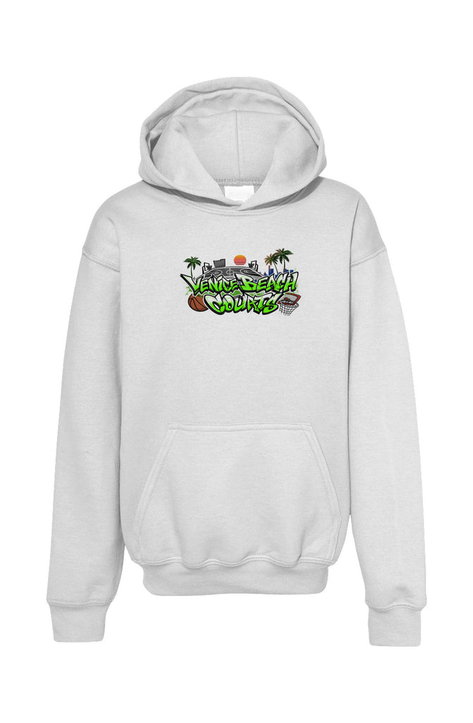 The Hoop Sauce Youth Venice Beach Courts Basketball Hoodie