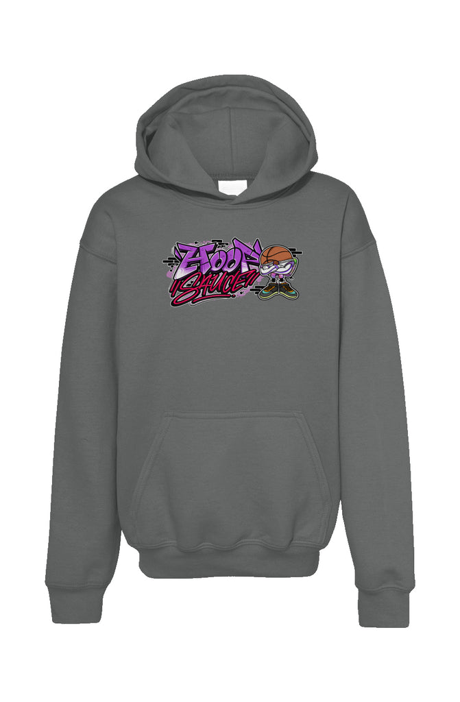 The Hoop Sauce Youth Graffiti Style Basketball Hoodie