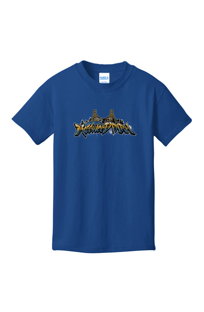 The Hoop Sauce Youth Mosswood Park Basketball T-shirt