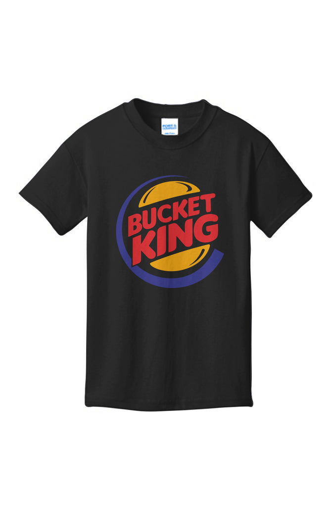 The Hoop Sauce Youth Bucket King Basketball T-shirt