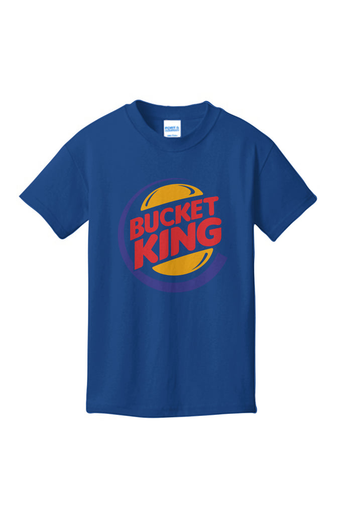 The Hoop Sauce Youth Bucket King Basketball T-shirt