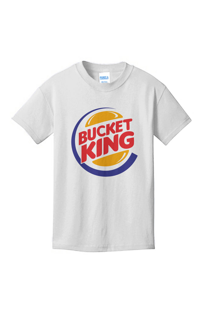 The Hoop Sauce Youth Bucket King Basketball T-shirt