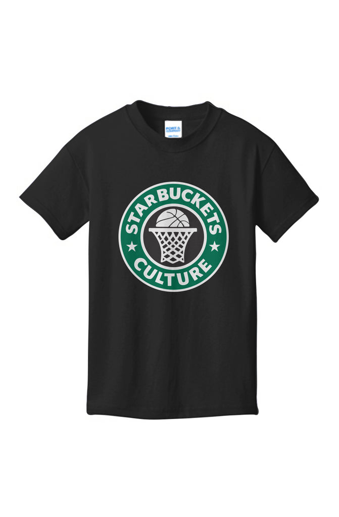 The Hoop Sauce Youth Starbuckets Basketball T-shirt