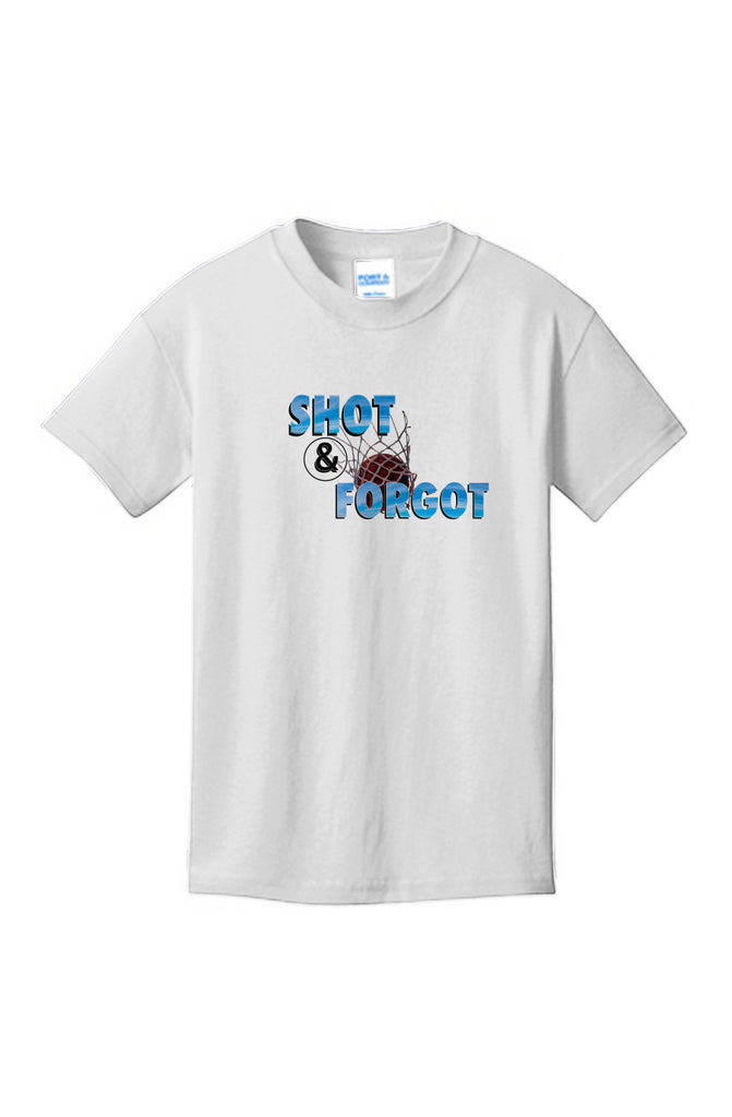 The Hoop Sauce Youth Shot & Forgot Basketball T-shirt